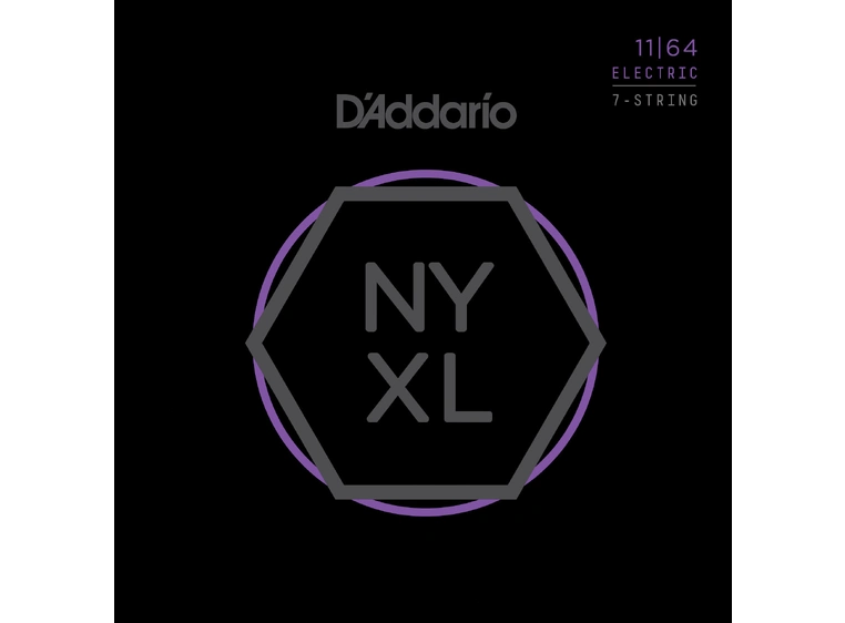 D'addario NYXL1164 El.Gitar 7 strengs 
